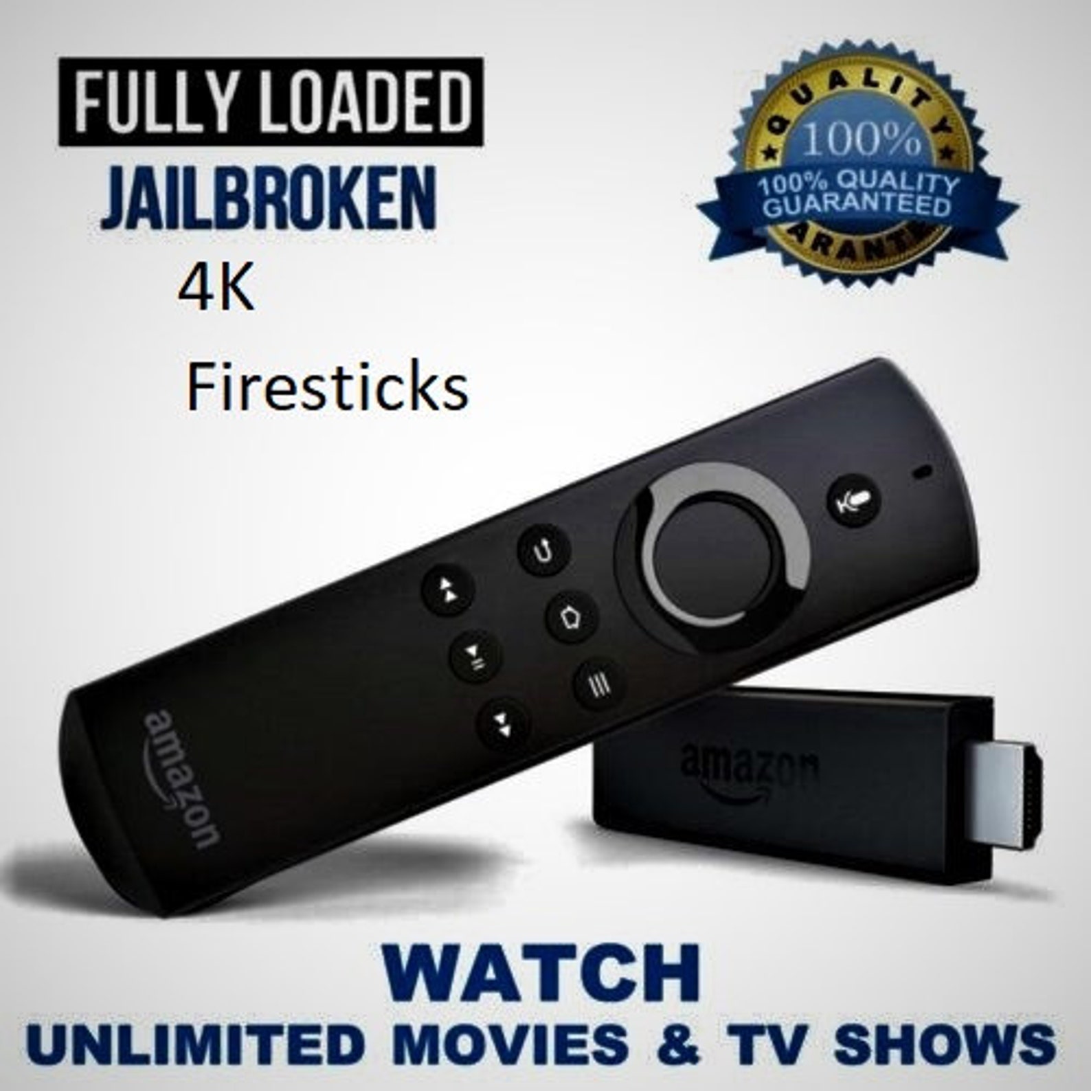 Jailbroken Firestick 4k fully loaded Etsy