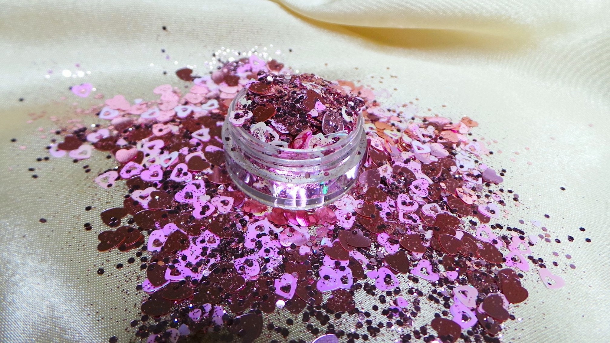 Flirt / Cosmetic Grade Glitter / Valentines Collection / Etsy