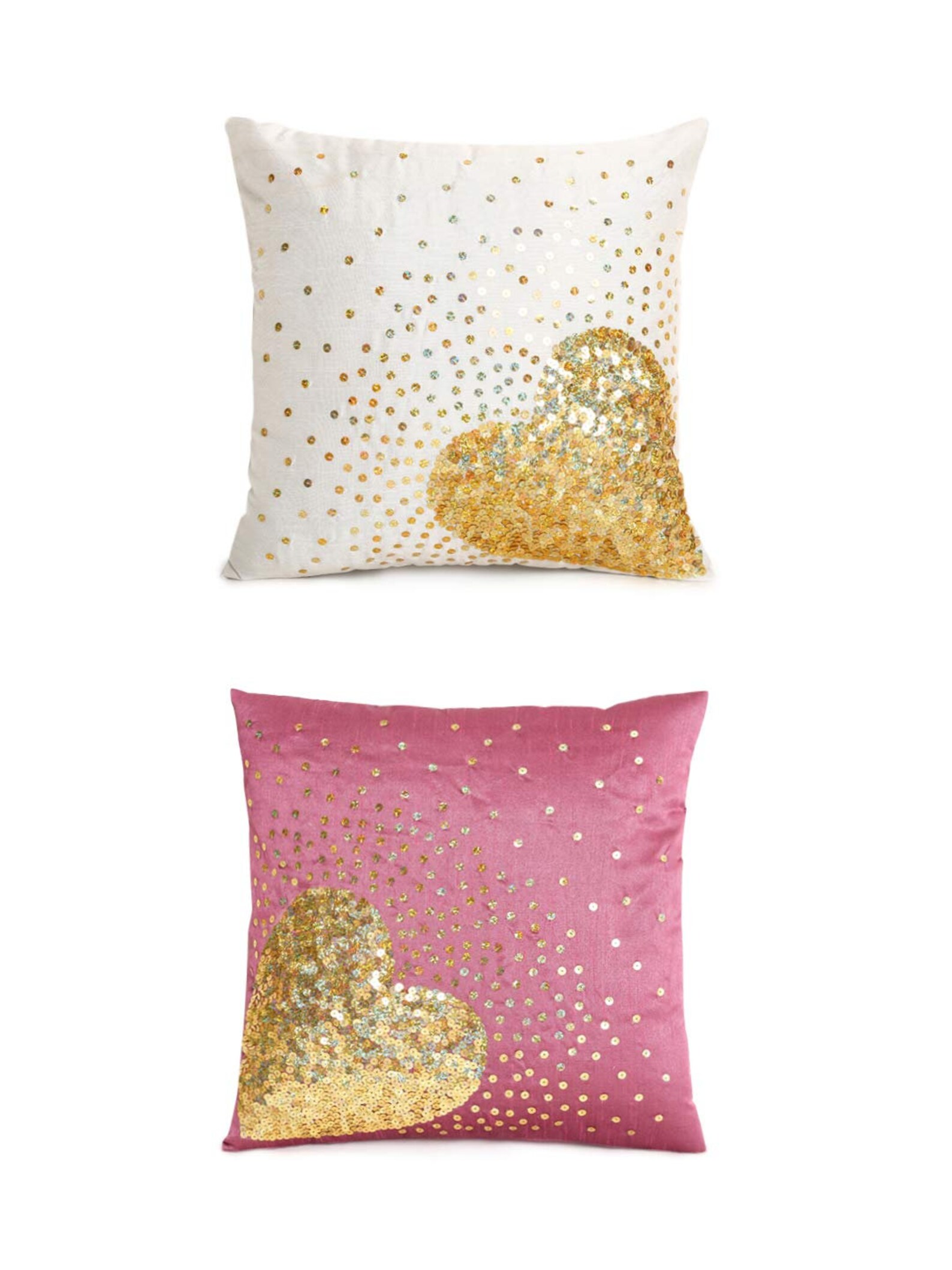 Polyester Square Cushion Covers 16 X 16inch Multicolour Etsy