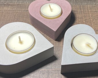 Single Heart-Shaped Tea-light Candle Holder | Valentine’s Day Table Decoration | Romantic Home Decor