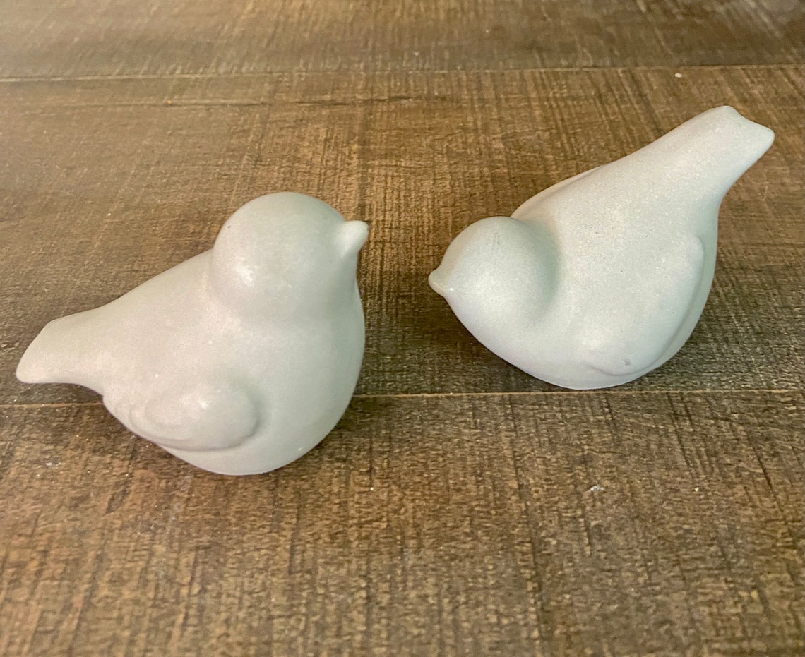 Decorative Concrete Birds Home & Garden Decor Indoor or - Etsy