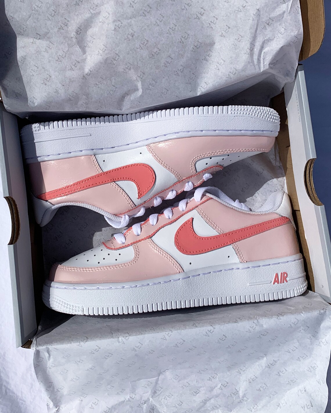 bubble gum pink air force ones
