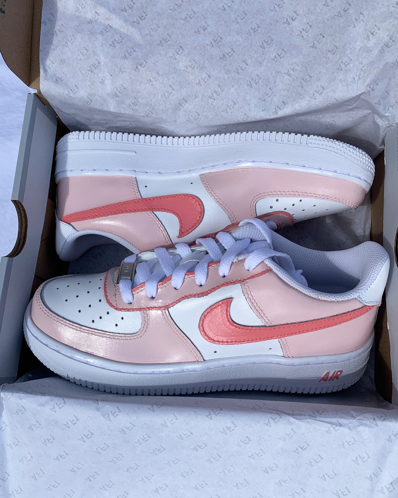 bubble gum pink air force ones