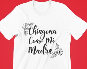 Chingona Como Mi Madre SVG, Latin Mom, Latina AF, Latina, Mother's Day, instant download svg png jpg