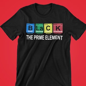 Black The Prime Element svg, Black pride svg, Black history month svg, black periodic table, black women, black men, digital download svg