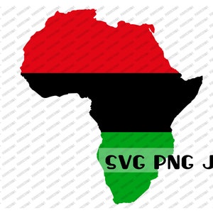 Zwarte geschiedenis maand SVG, zwarte geschiedenis SVG, zwarte trots SVG, Afrika kaart SVG, PNG jpg