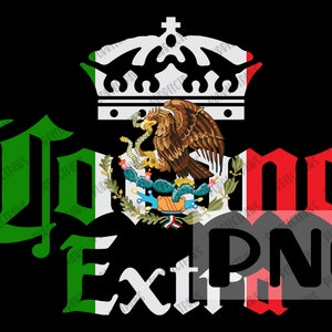 Mexican Eagle PNG for sublimation, Latin AF, Mexican Flag, instant download PNG