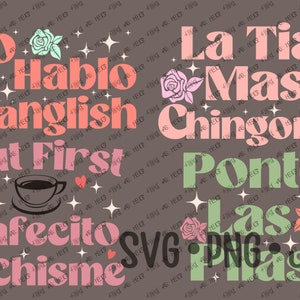 Latina SVG Bundle, Latina SVG Designs, Funny Latina SVG, Latina Quotes svg png jpg