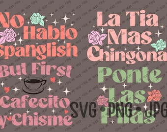 Latina SVG Bundle, Latina SVG Designs, Funny Latina SVG, Latina Quotes svg png jpg