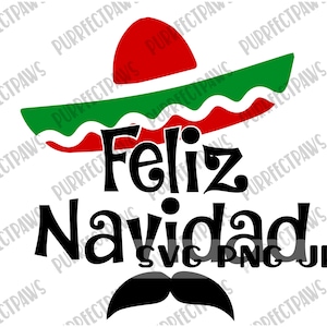 Feliz Navidad SVG, Merry Christmas svg, Christmas design, Christmas cut file, Cut File, Sublimation, Printable svg png jpg