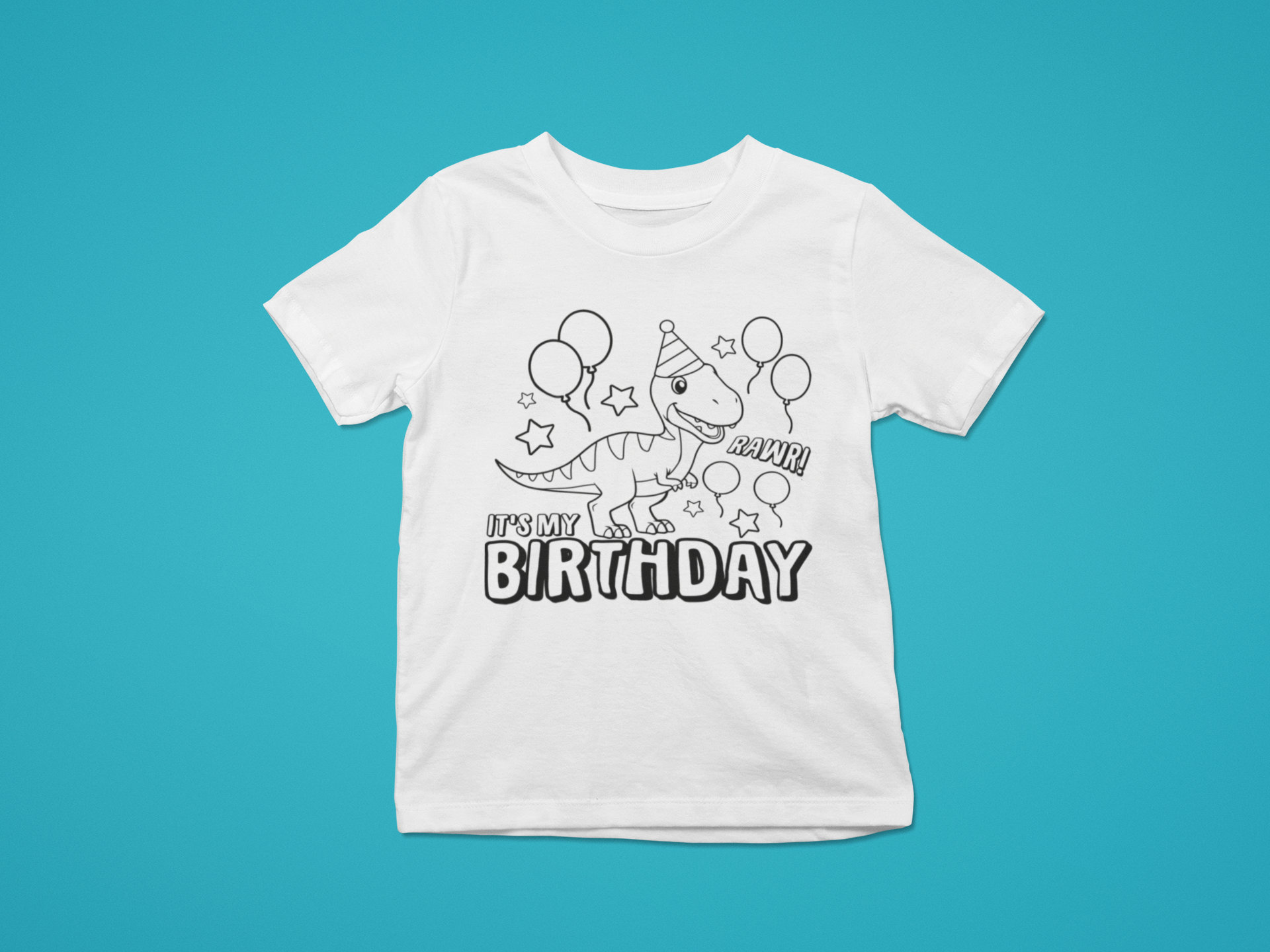 DIY Coloring Kits for Adults, Kids, Toddlers, Babies, Wolf and Steve  Inspired Shirt T Shirt Personalize Custom Party Favors 