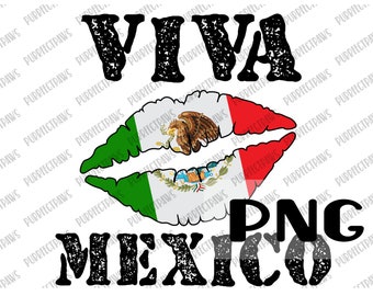 Viva Mexico PNG voor sublimatie, Mexicaanse vlag, Latijnse AF, Mexicaanse onafhankelijkheid, illustraties, instant download, PNG