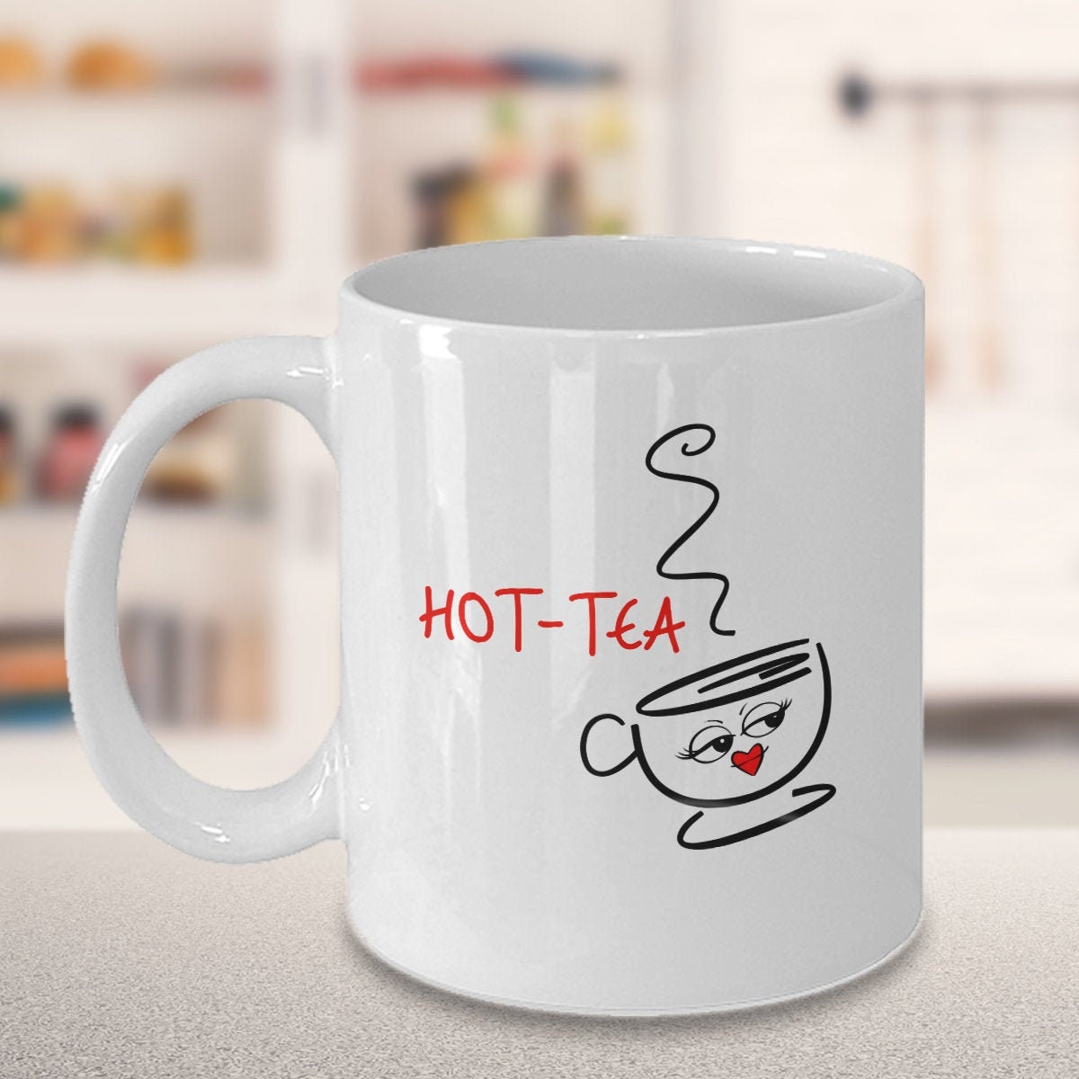 HotTea Mug Hottie Mug Funny Tea Mug Gift for her Etsy