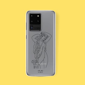 Aphrodite Greek Goddess Graphic Clear Samsung Galaxy Case