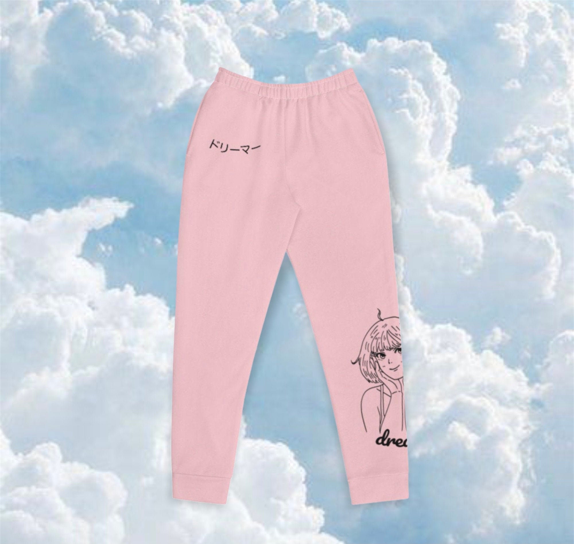 Anime Girl Joggers Etsy