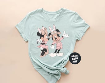Disney Easter Shirt Mickey And Minnie Easter Shirt Disney Bunny Ears Shirt Easter Shirt Happy Easter Minnie Mouse Shirt Mickey Mouse Shirt