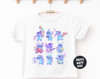 Disney Shirt Stitch Toddler Sweatshirt Retro Disney Lilo And Stitch Shirt Disney Floral Stitch Shirt Funny Cute Stitch Disney Sweatshirt