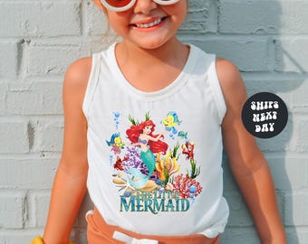 The Little Mermaid Tank Top Princess Ariel Comfort Colors® Tank Top Retro Disney Ariel Princess Tank Top Disney Trip Little Mermaid Tank Top