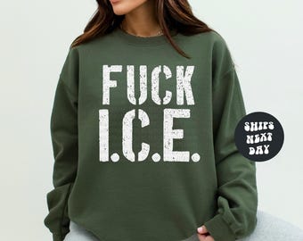 Protest Shirt Anti Ice Shirt F*ck Ice Shirt No Human is Illegal Shirt Ice Protest Shirt Anti Trump Shirt Pro Immigrant Social Justice Shirt