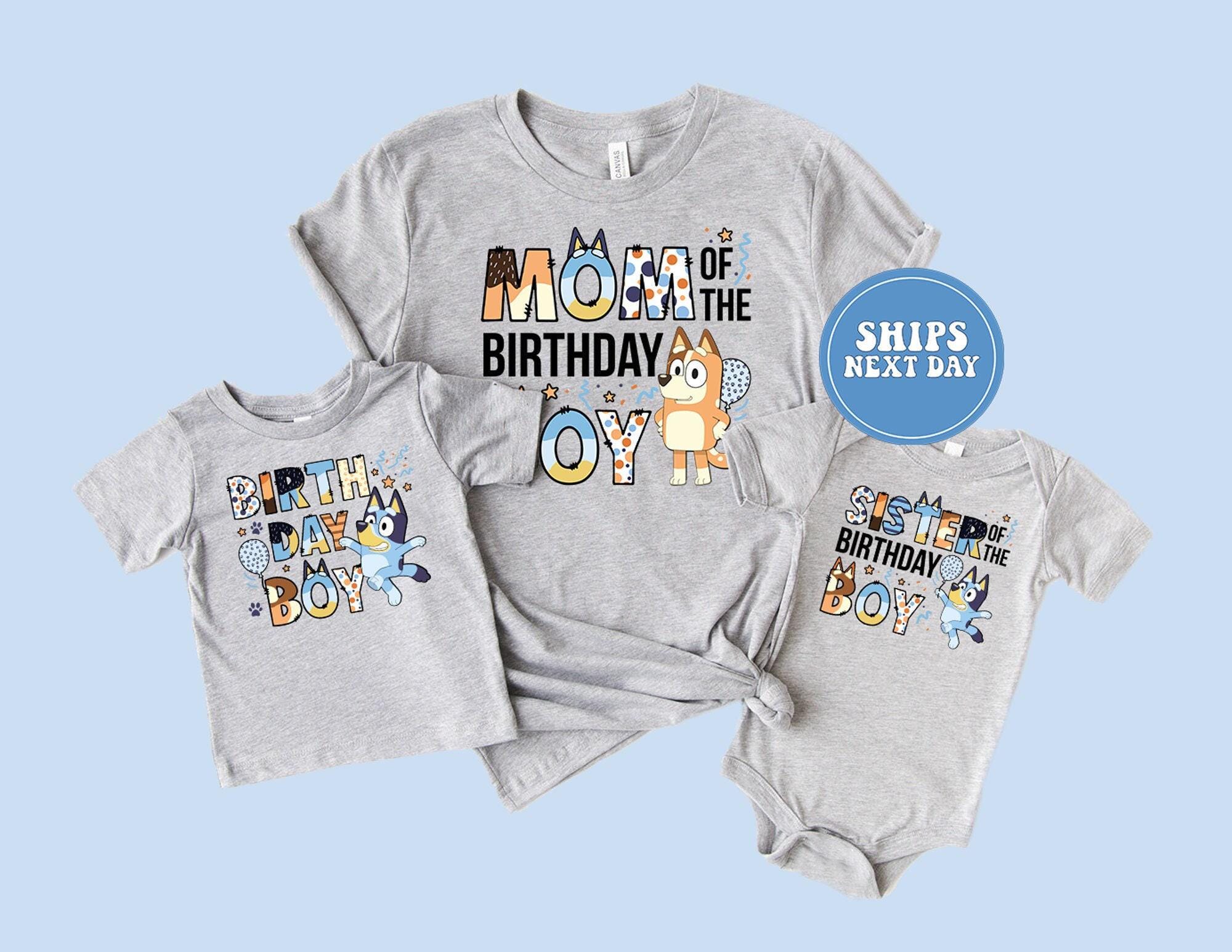 Blue Birthday Girl Custom Shirt