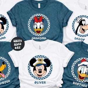 Chemises Disney Cruise personnalisées Chemises assorties à la famille Disney Mickey et ses amis Chemises croisière pirates Disney 2026 Chemises Disney Cruise Group 2026