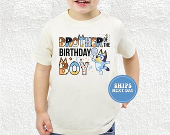 Brother Of Birthday Boy Shirt Blue Brother Shirt Matching Birthday Shirts For Kids Family Shirt Birthday Party Tee Blue Shirt Toddler
