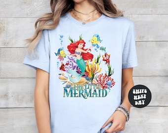 The Little Mermaid Shirt Princess Ariel Shirt Retro Disney Ariel Sweatshirt Disney Princess Shirt Disney Trip Disney Little Mermaid Shirt