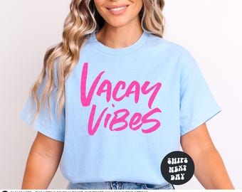 Vacay Vibes Shirt Summer Shirts Kids Vacation Tees Vacation Shirts Kids Beach Shirt Summer Vacation Beach Vibes Shirt Vacation Sweatshirt