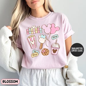 Disneyland Comfort Colors® Shirt Magical Disney Snacks Shirt Best Day Ever Shirt Disney World Tee Happiest Place Shirt Kids Mouse Ears Shirt