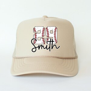 a baseball hat with the word be smith written on it