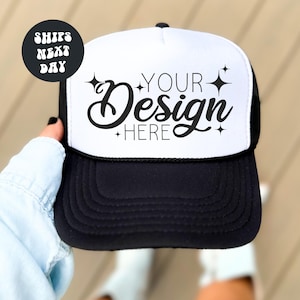 Customizable Trucker Hats for Team Events Personalized Hat Adjustable Trucker Hat Your Logo Here Custom Hats For Businesses Custom Logo Hat