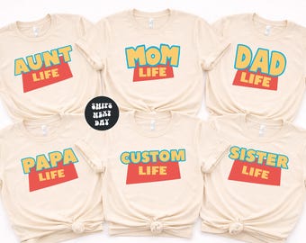 Camiseta personalizada de Toy Story de Disney para mamá y papá. Camiseta de Toy Story para mamá y papá. Camiseta de maternidad. Camiseta de paternidad. Sudadera de viaje familiar de Disney.