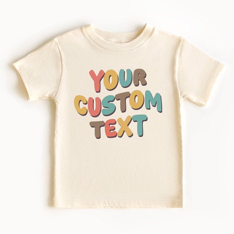 a t - shirt with the words your custom text on it