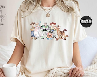 Toy Story Comfort Colors® Shirt Disney Toy Story Watercolor Toy Story Sweatshirt Disneyland Matching Shirt Woody Jessie Buzz Lightyear