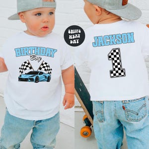 Custom Pit Crew Birthday Boy Shirts Retro Pit Crew Family Shirts First Birthday Shirt Race Car Birthday Shirt Second Birthday Toddler Shirt