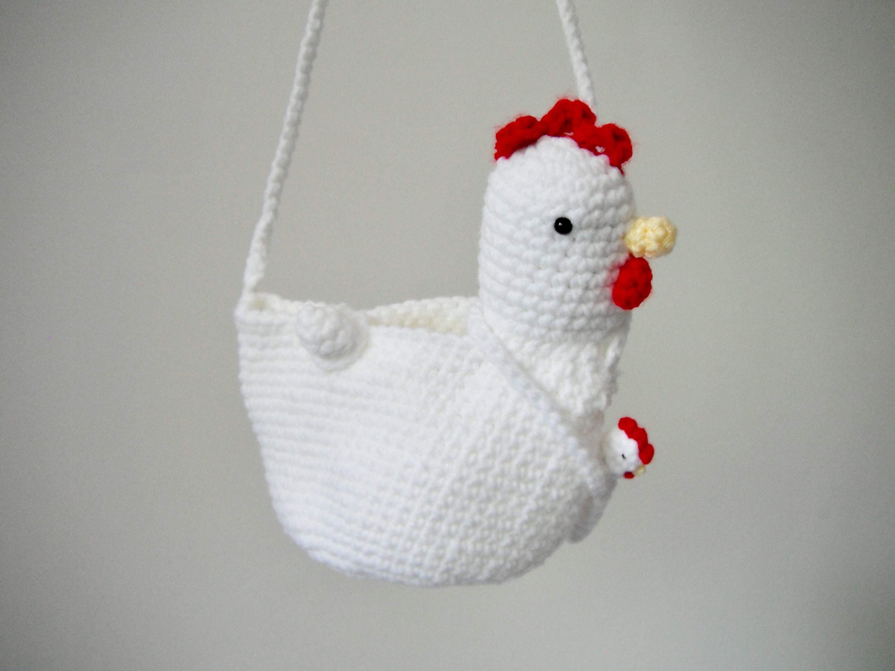 Crochet Chicken Bag With Chicken Bag Handmade Amigurumi Purse Etsy Canada