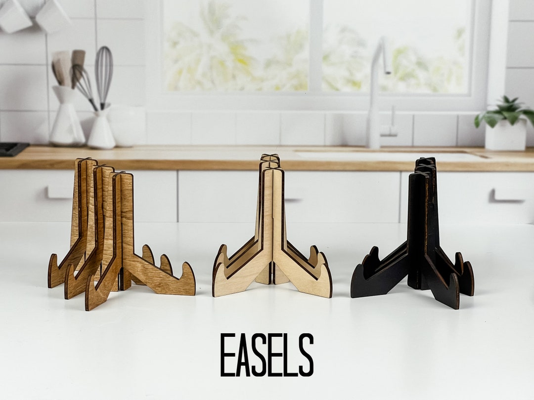 Tier Tray Easel Tier Tray Decor Wood Easels Laser Cut Etsy