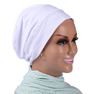 ORGANIC COTTON Chemo Hat Soft Comfortable Alternative to Wig Headwear Beanie Turban Cap Easy to Wear Alopecia Lightweight Chemo Gifts