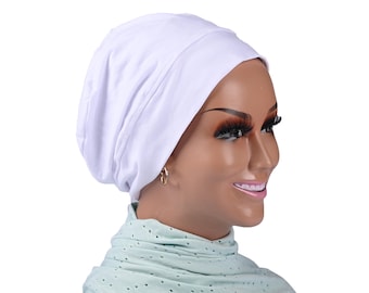ORGANIC COTTON Chemo Hat Soft Comfortable Alternative to Wig Headwear Beanie Turban Cap Easy to Wear Alopecia Lightweight Chemo Gifts
