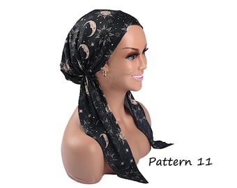 Cotton Chemo Head Scarf: Soft Pre-Tied Turban for Hair Loss