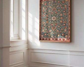 Tapestry Print | Vintage Islamic wall art | Ornate poster | Textile printable art | Middle East decor |