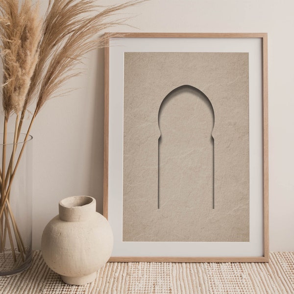 Islamic wall art.Islamic digital Print.Islamic home decor.Islamic poster.Minimal art print.Architecture Art.Neutral Print.Islamic gift