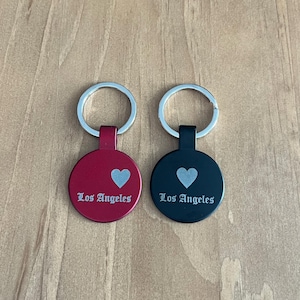 Metal &quot;Los Angeles&quot; Keychain