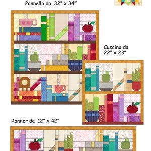 Quilt pattern PDF - Choose a book - BOOKSTORE
