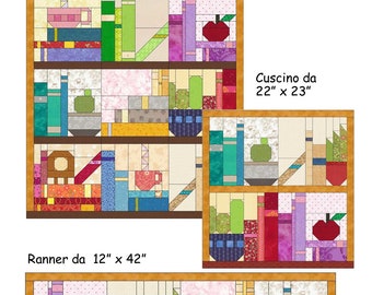 Quilt pattern PDF - Scegli un libro - LIBRERIA