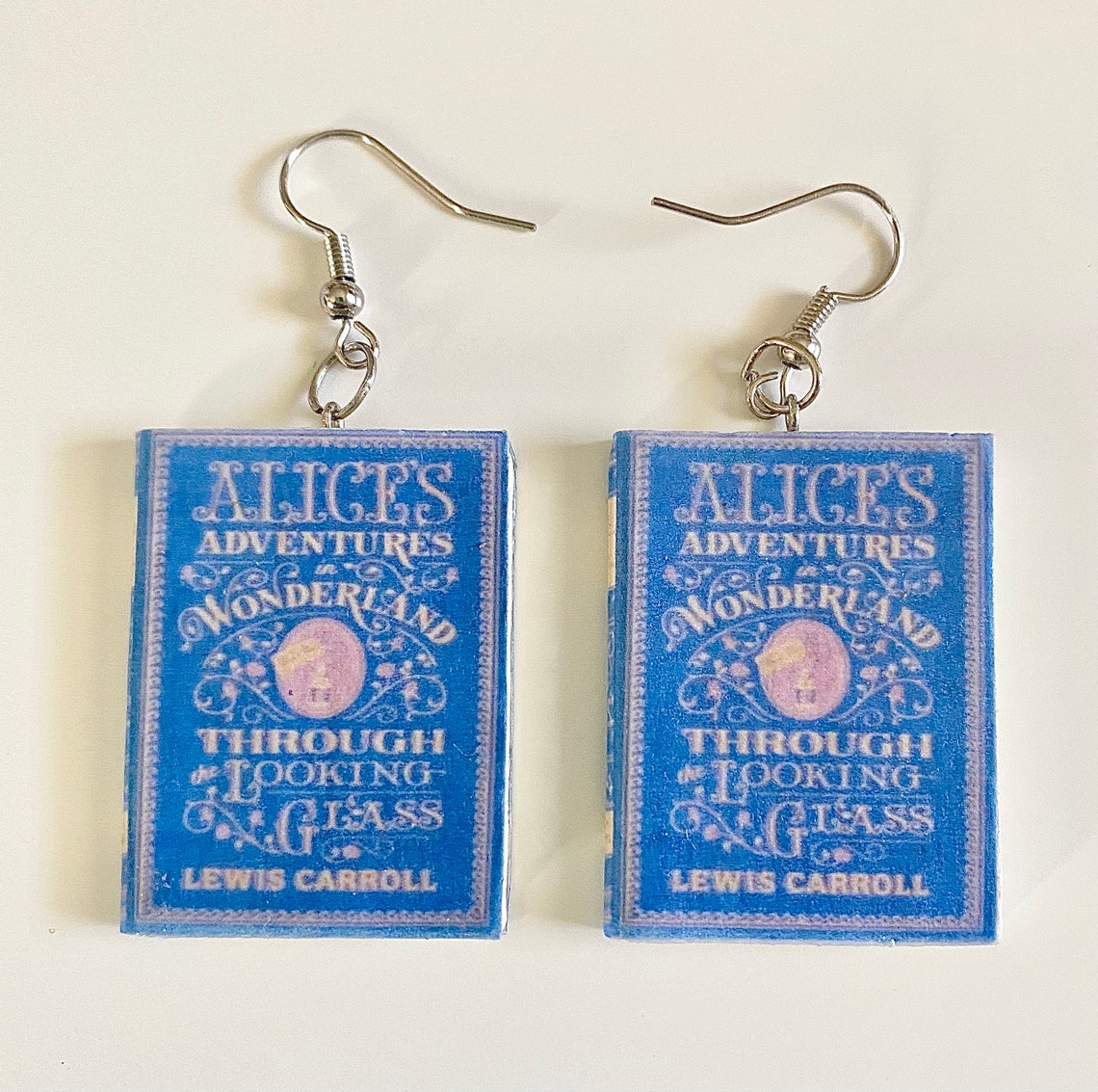 Custom Book Earrings Etsy