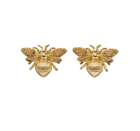 9ct gold bee best sale earrings