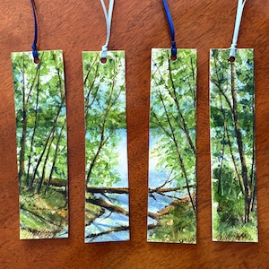 Hand Painted Watercolor Bookmark