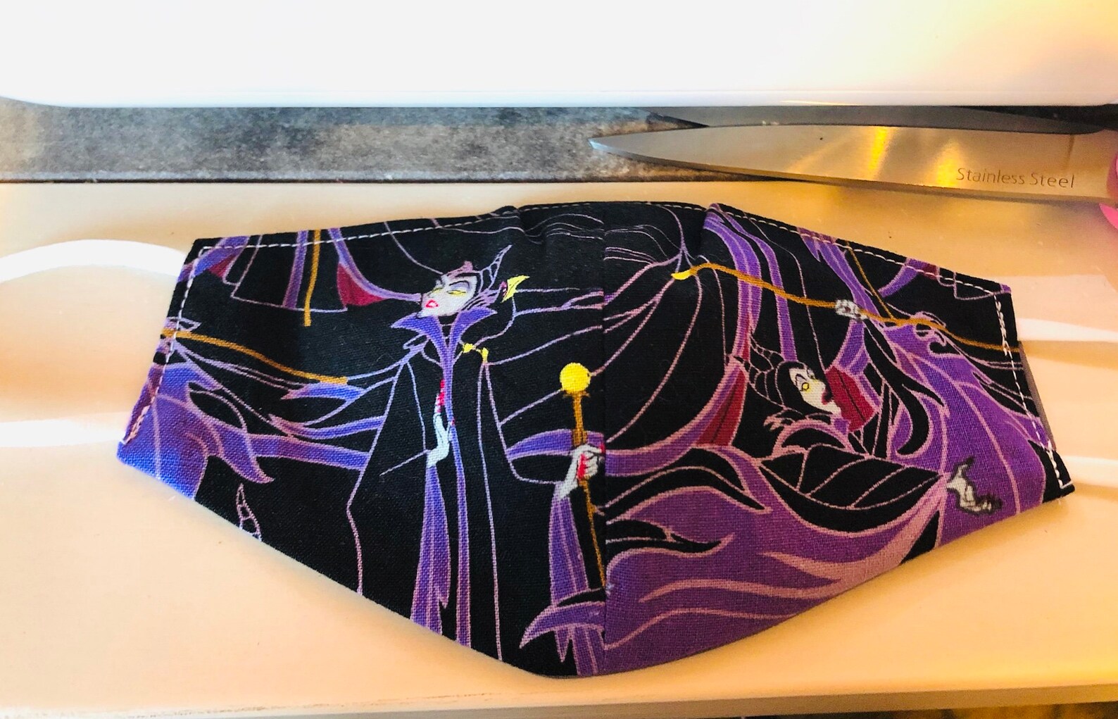 Disney Maleficent Face Mask | Etsy