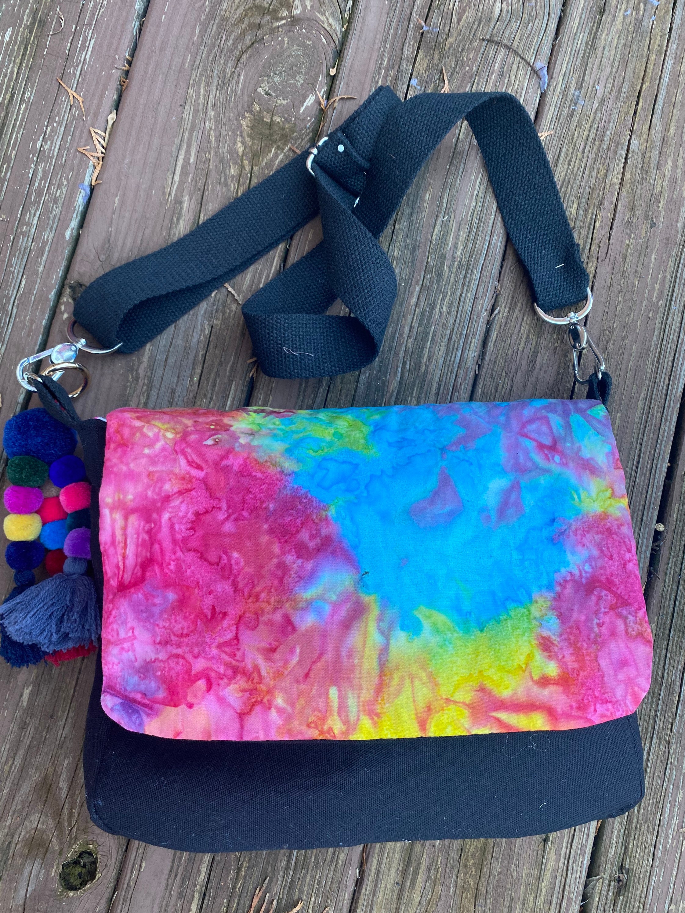 Bags woman messenger tie dye bag crossbody woman shoulder bag Etsy